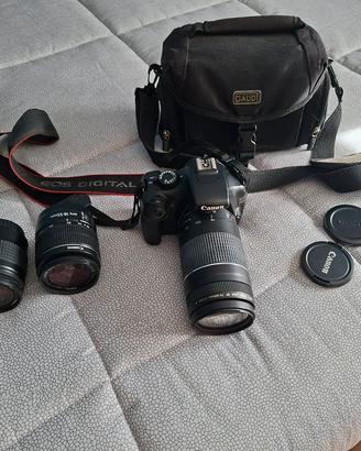  CANON 1100D CON 3 OBIETTIVI