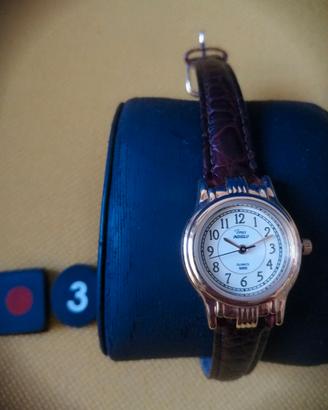 Orologio Tono d’oro  Vintage Indiglio Timex CR 121
