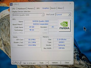 Scheda video Nvidia Quadro 5000 usata