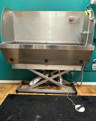 Vasca toelettatura professionale elettrica inox