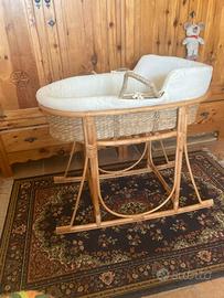 Culla a Dondolo  ZARA HOME KIDS in rattan naturale