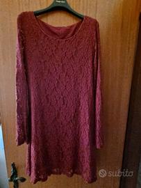 •vestito pizzo rosso Giorgia & Johns