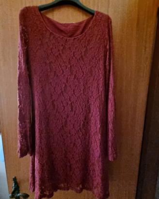•vestito pizzo rosso Giorgia & Johns