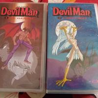 set 2 VHS DEVIL MAN DYNAMIC VIDEO DURATA VARIA