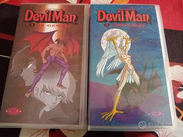 set 2 VHS DEVIL MAN DYNAMIC VIDEO DURATA VARIA
