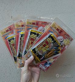 4 blister dragonball x-metal sigillati 