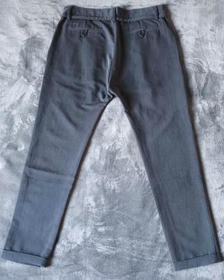 Pantalone Grigio Lungo Elegante