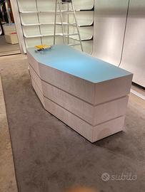 Bancone moderno 180x75x80h con cassetti