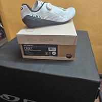 scarpe ciclismo giro cadet road bianche tg 43