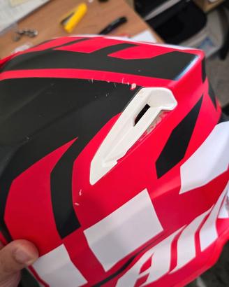 Casco Moto Cross Enduro Airoh Twist GREAT Rosso