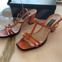 Fratelli Rossetti sandalo lucertola arancio 38,5