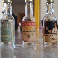 FRATELLI ROSSI mini bottiglie liquore 4cl lotto 3x