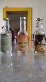 FRATELLI ROSSI mini bottiglie liquore 4cl lotto 3x
