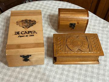 Scatole in Legno