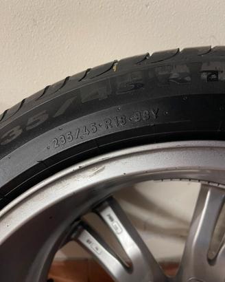 Cerchi in lega da 18”  per alfa romeo 159