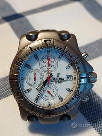 orologio cronografo festina in titanio
