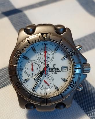 orologio cronografo festina in titanio