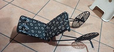 seggiolino posteriore bici vintage 