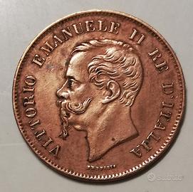 Moneta 5 Centesimi 1861 Vittorio Emanuele II. 