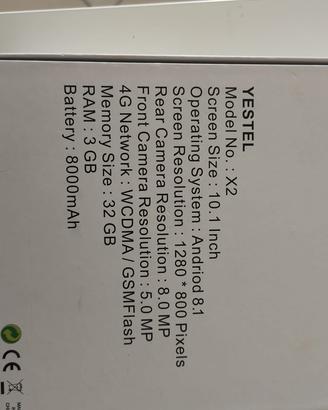 Tablet yestel