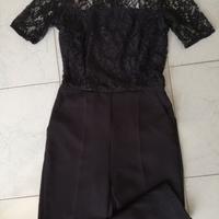 tuta nera con pizzo Motivi tg 38