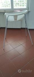 Vaschetta bagnetto neonato con supp. pieghevole