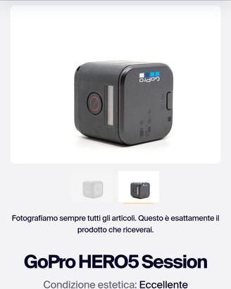gopro hero5 sessione 