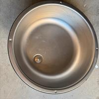 Vasca lavandino cucina per camper acciaio inox