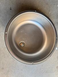 Vasca lavandino cucina per camper acciaio inox