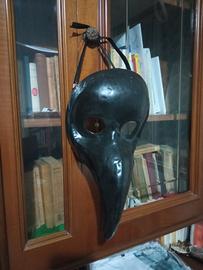 Maschera artigianale medico della peste 