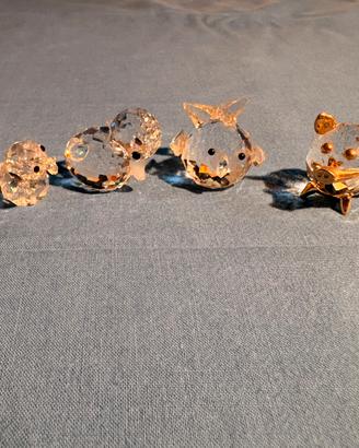 Statuine Swaroski set da 6