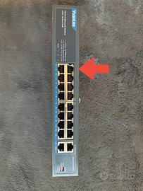 YuanLey 18 Porte Gigabit PoE Switch, 16 Porte PoE+