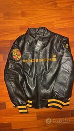 Giacca/bomber varsity in misto pelle Porsche M