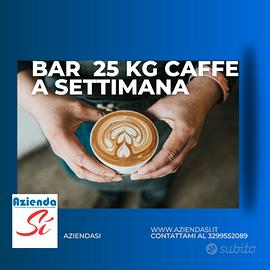 AziendaSi bar 25 kg caffè settimana 22M