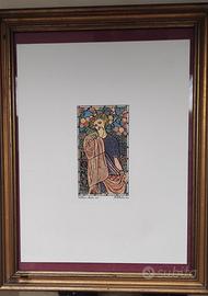 Stampa litografia vetrata artistica