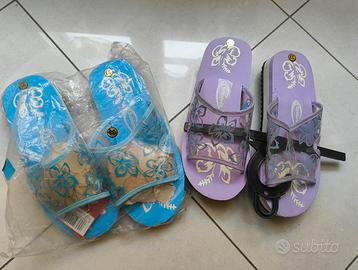 CIABATTE MARE BIMBA piscina palestra fiore floreal