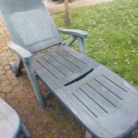 2 sdraio /lettini + dondolo