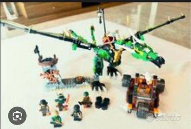 Lego ninjago 70593 dragone nrg verde