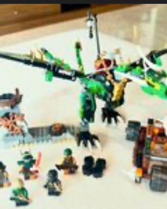Lego ninjago 70593 dragone nrg verde