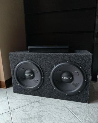Subwoofer Hertz 25 amp Ground Zero 1000W