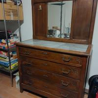 cassettiera in legno