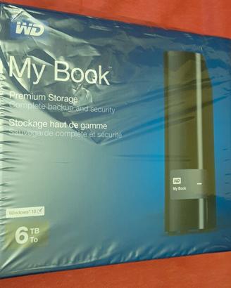Hard disk esterno WD My Book 6 TB