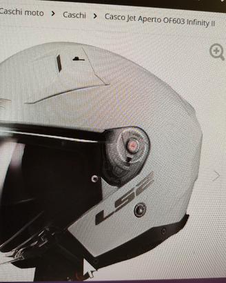casco LS2 INFINITY II BIANCO