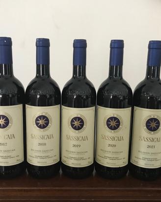 SASSICAIA VARIE ANNATE 7 BOTTIGLIE