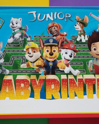 Gioco bambini Labirinto Junior Paw Patrol NUOVO