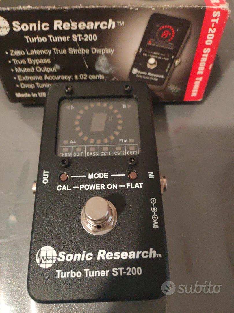 Turbo Tuner ST-200 Strobe Sonic Research - Strumenti Musicali In 