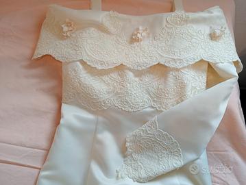 abito da sposa colore avorio 