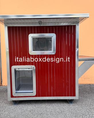 Casetta per gatti coibentata