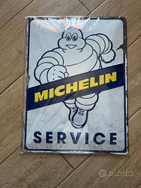 Cartello Vintage Michelin – Service 30x40cm