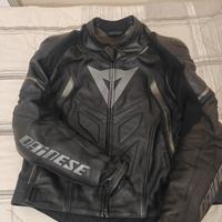giubbotto Dainese avro vera  pelle 52  + fodera 